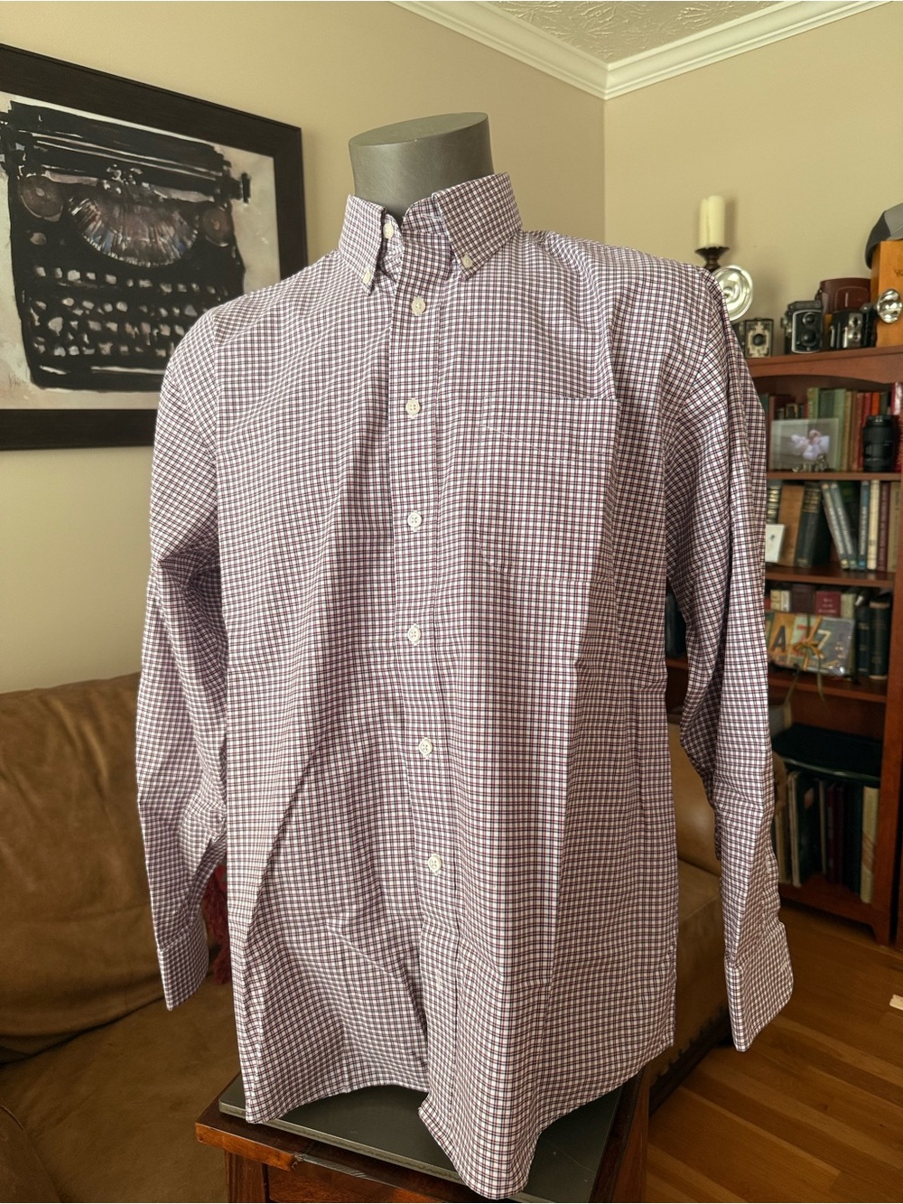 Jos. A. Bank Men's Traditional Fit Check Button-Down Shirt